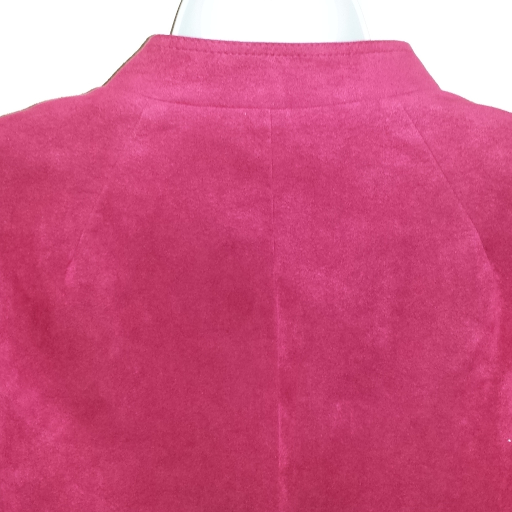 Adolph Schuman for Lilli Ann Pink Suede Blazer - Picture 8 of 11